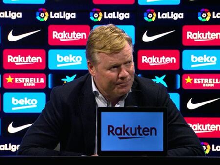 Koeman: "Si no vamos a tener a Leo tenemos dudas de quién va a marcar