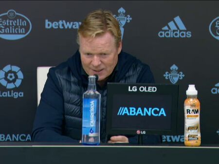 Koeman: "El equipo está mucho mejor de lo que todo el mundo podía pensar"