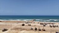 Israel muestra la construcción de un muelle en Gaza que permita la llegada de ayuda humanitaria   