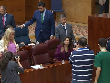 Díaz Ayuso afirma hoy en la Asamblea que Sánchez está obsesionado con ella