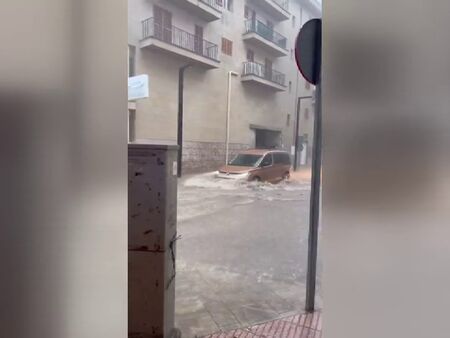 Llegan las primeras lluvias de una DANA que se prevé recorra la